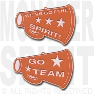 Trinket - Megaphone Duo 3" (2 designs) (24pc) - Orange / White