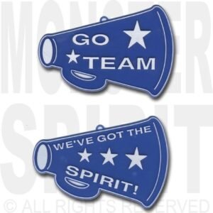 Trinket - Megaphone Duo 3" (2 designs) (24pc) - Royal / White