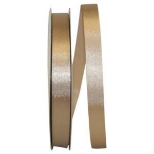 Ribbon - Satin Supreme - #3 - 9/16" x 100 yds -  Champagne