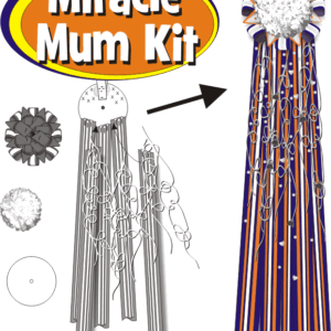 Mum Kit - Miracle Mum Kit - Basic Starter Mum Kit - Easy Assembly - 6.5" Single Mum & 36" Streamers - **Will delay shipping of your order.
