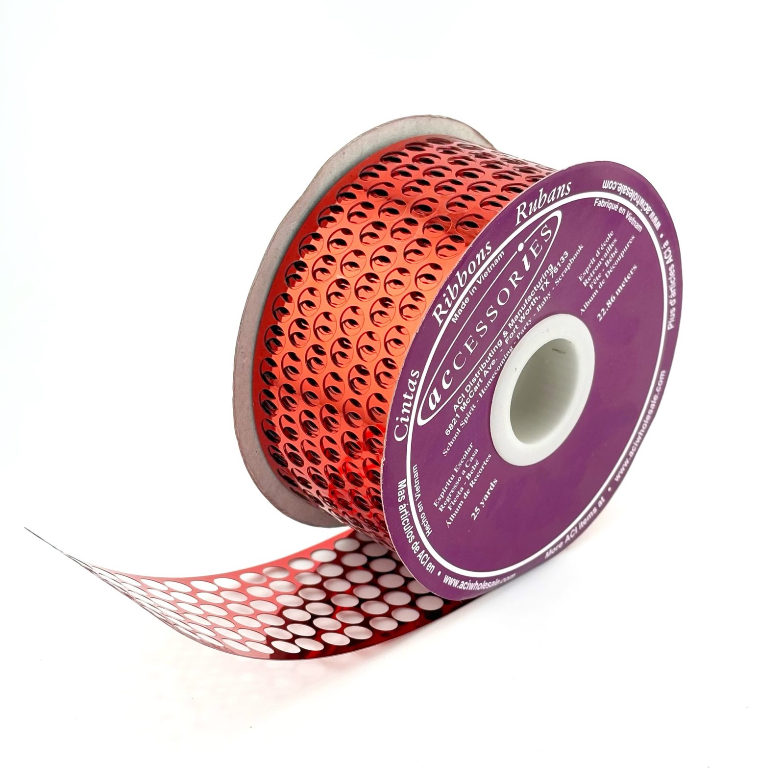 honeycomb-ribbon-9-red-b