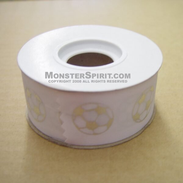 Ribbon - #9 Printed Ribbon  - Soccer - 1 3/8"x25yds