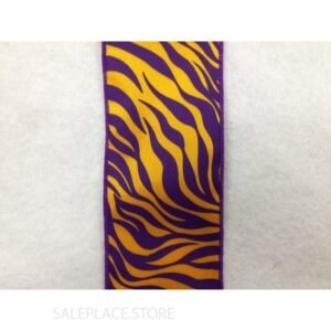 College/School Stripes 10Y - Tiger Stripe-#40-10 Yds - Purple/Gold