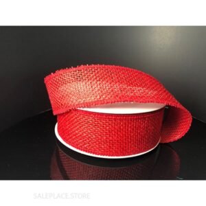 Burlap - Burlap-#9-10 Yds - Red