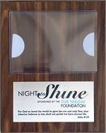 Night to Shine - 8x10 Plaque with 4x6 Photo Holder