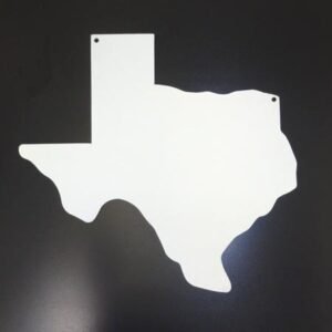 Cardstock Giant Texas Shape Mum Backer 15" Wide - (2pc set for one Mum)