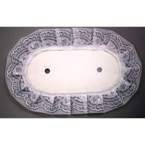 Cardstock Double Lace Mum Backer 8" (12pc)