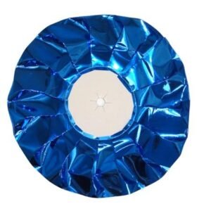 Cardstock 8" Pleated Metallic Backer (12 pc) - Royal Blue