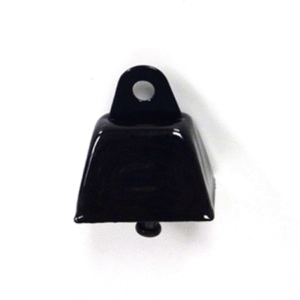 Cowbell - 1"  Painted Metal Cowbell (36pc) - Black