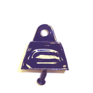 Cowbell - 1"  Painted Metal Cowbell (36pc) - Purple