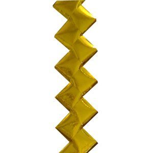 Ribbon - Braid - Diamond Back - 30" - Metallic Gold