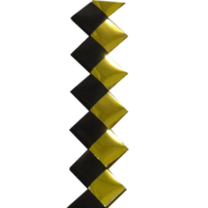 Ribbon - Braid - Diamond Back - 30" - Black / Gold
