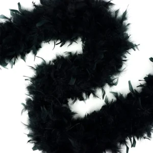 Feathers - Chandelle Heavyweight Feather Boa 6ft - Black