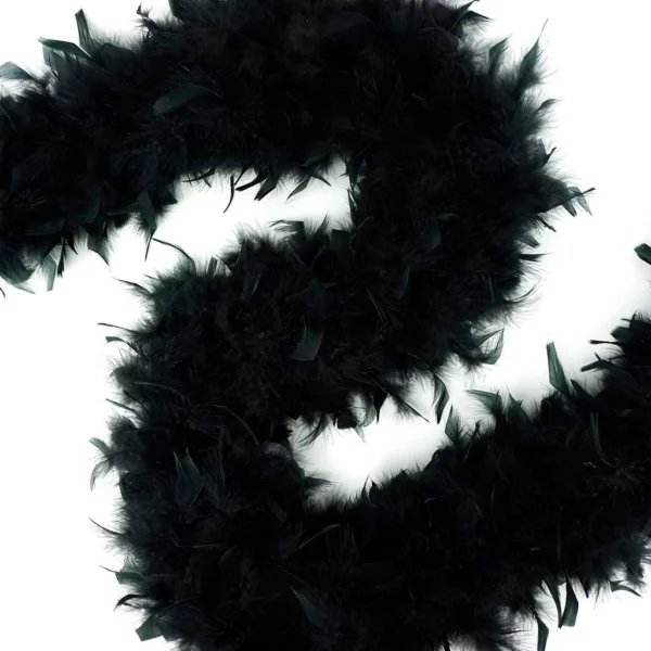 Feathers - Chandelle Heavyweight Feather Boa 6ft - Black