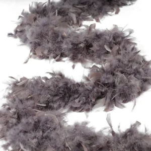 Feathers - Chandelle Heavyweight Feather Boa 6ft - Gray
