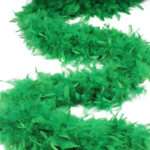 Feathers - Chandelle Heavyweight Feather Boa 6ft - Emerald Green