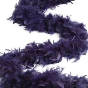 Feathers - Chandelle Heavyweight Feather Boa 6ft - Navy Blue
