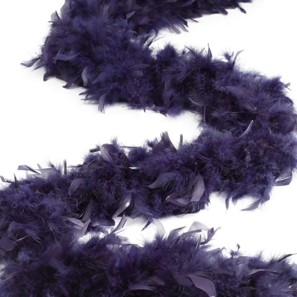 Feathers - Chandelle Heavyweight Feather Boa 6ft - Navy Blue