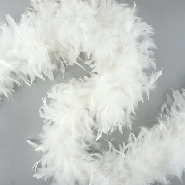 Feathers - Chandelle Heavyweight Feather Boa 6ft - White