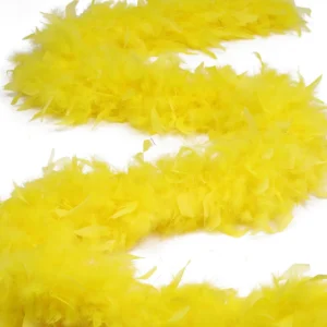 Feathers - Chandelle Heavyweight Feather Boa 6ft - Yellow
