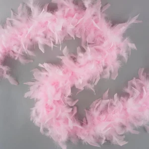 Feathers - Chandelle Lightweight Feather Boa 6ft - Light Pink