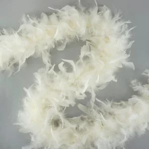 Feathers - Chandelle Lightweight Feather Boa 6ft - Ivory