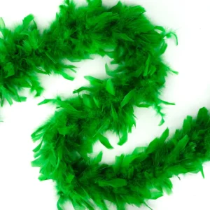 Feathers - Chandelle Lightweight Feather Boa 6ft - Emerald Green