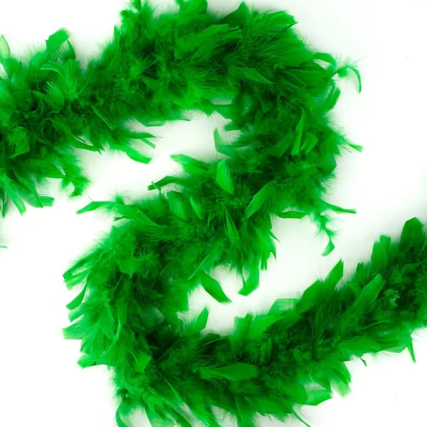 Feathers - Chandelle Lightweight Feather Boa 6ft - Emerald Green