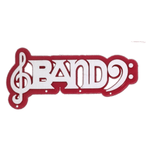 Trinket - Band Charm - (24pc) - Burgundy / White