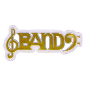 Trinket - Band Charm - (24pc) - White / Gold