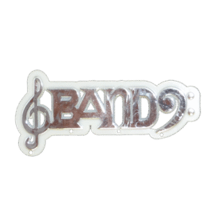 Trinket - Band Charm - (24pc) - White / Silver