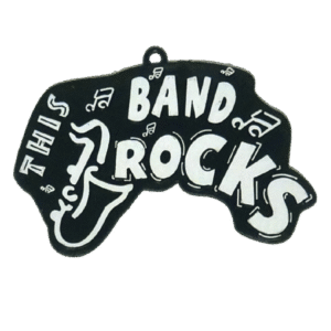 Trinket - Band Rocks Charm - (12pc) - Black / White