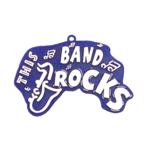Trinket - Band Rocks Charm - (12pc) - Navy / White