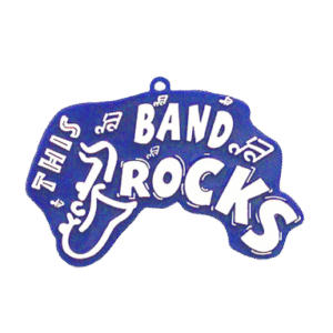 Trinket - Band Rocks Charm - (12pc) - Royal / White