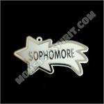 Trinket - Class - Sophomore Shooting Star - (12pc) - White / Silver