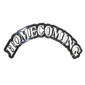 Trinket - Homecoming Arch Charm 4.5" - (12pc) - Black / White