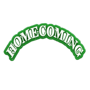 Trinket - Homecoming Arch Charm 4.5" - (12pc) - Emerald / White