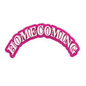 Trinket - Homecoming Arch Charm 4.5" - (12pc) - Hot Pink / White
