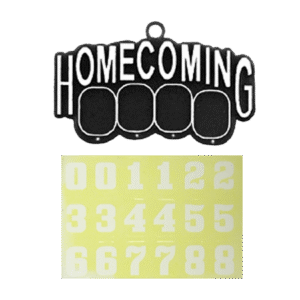 Trinket - Homecoming w/ Date Charm 3in - (12pc) - Black / White