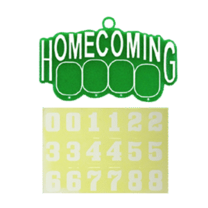 Trinket - Homecoming w/ Date Charm 3in - (12pc) - Emerald / White