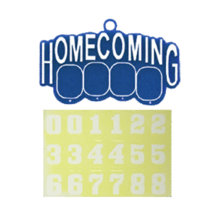 Trinket - Homecoming w/ Date Charm 3in - (12pc) - Navy / White