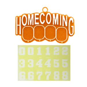 Trinket - Homecoming w/ Date Charm 3in - (12pc) - Orange / White