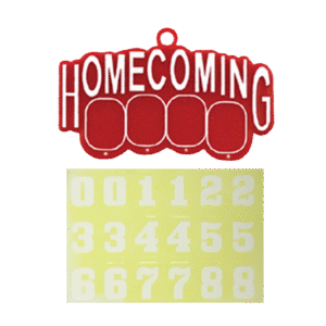 Trinket - Homecoming w/ Date Charm 3in - (12pc) - Red / White