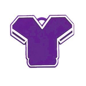 Trinket - Jersey Charm - (12pc) - Purple / White