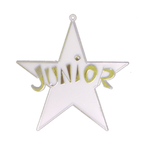 Trinket - Class - Junior Star - (12pc) - White / Gold