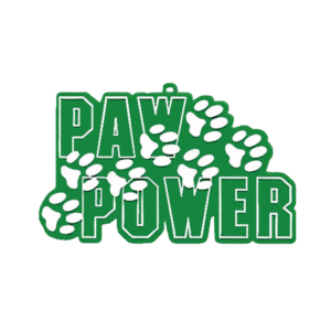 Trinket - Paw Power Charm - (12pc) - Emerald / White