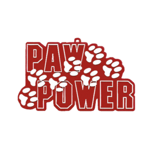 Trinket - Paw Power Charm - (12pc) - Red / White
