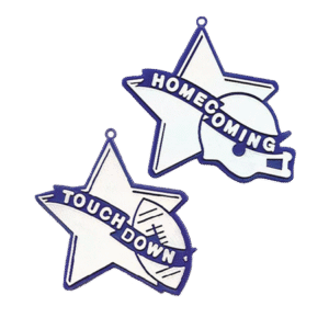 Trinket - Star Duo Charms TD & HC (2 Designs) - (24pc) - Navy / White