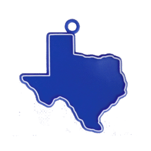 Trinket - Texas Charm 2" - (12 pc) - Navy / White