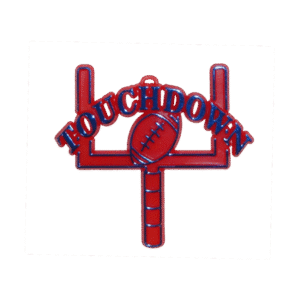 Trinket - Football Goalpost w/ Touchdown - (12pc) - Red / Royal
